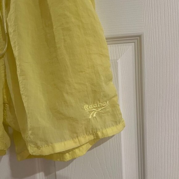 Vintage Reebok Yellow Fitness Swim Shorts Size Small - Picture 3 of 4